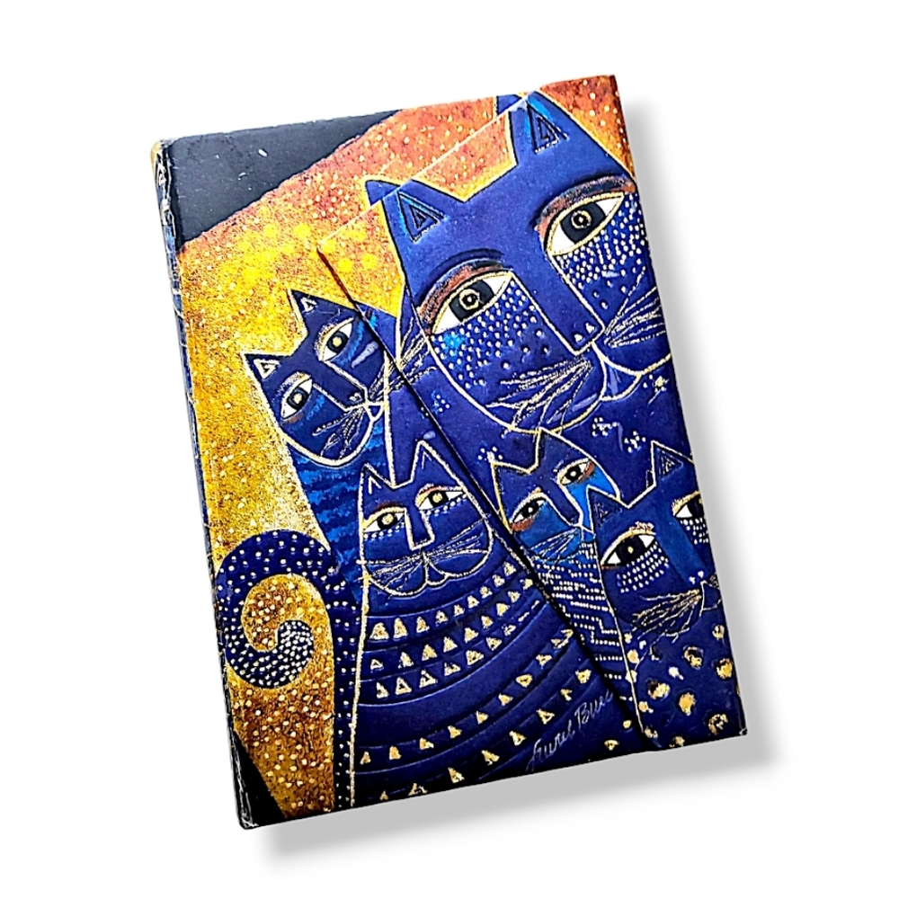 Vintage rare Lauren Burch folk kittens cat kitsch journal
